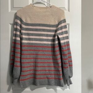 LOFT Cream Knit Sweater